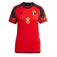 Belgien Youri Tielemans #8 Fußballbekleidung Heimtrikot Damen WM 2022 Kurzarm